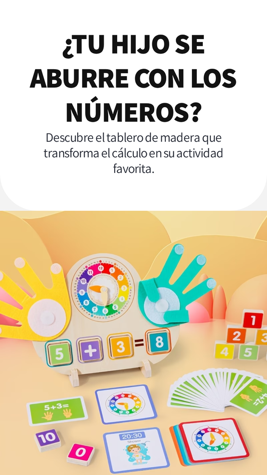 Tablero Reloj y Suma