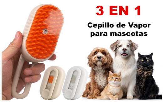 Cepillo de Vapor 3 en 1
