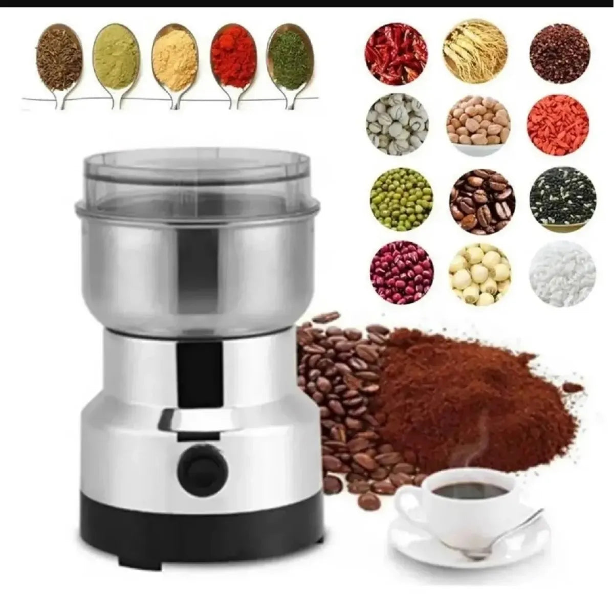 Molinillo Eléctrico  para café, semillas y especias
