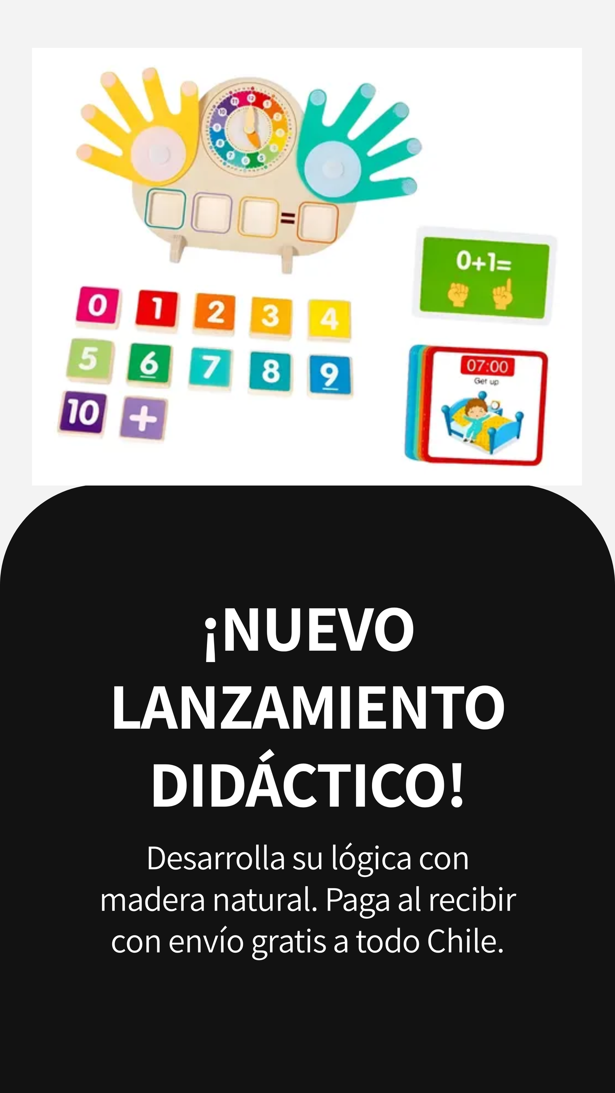 Tablero Reloj y Suma